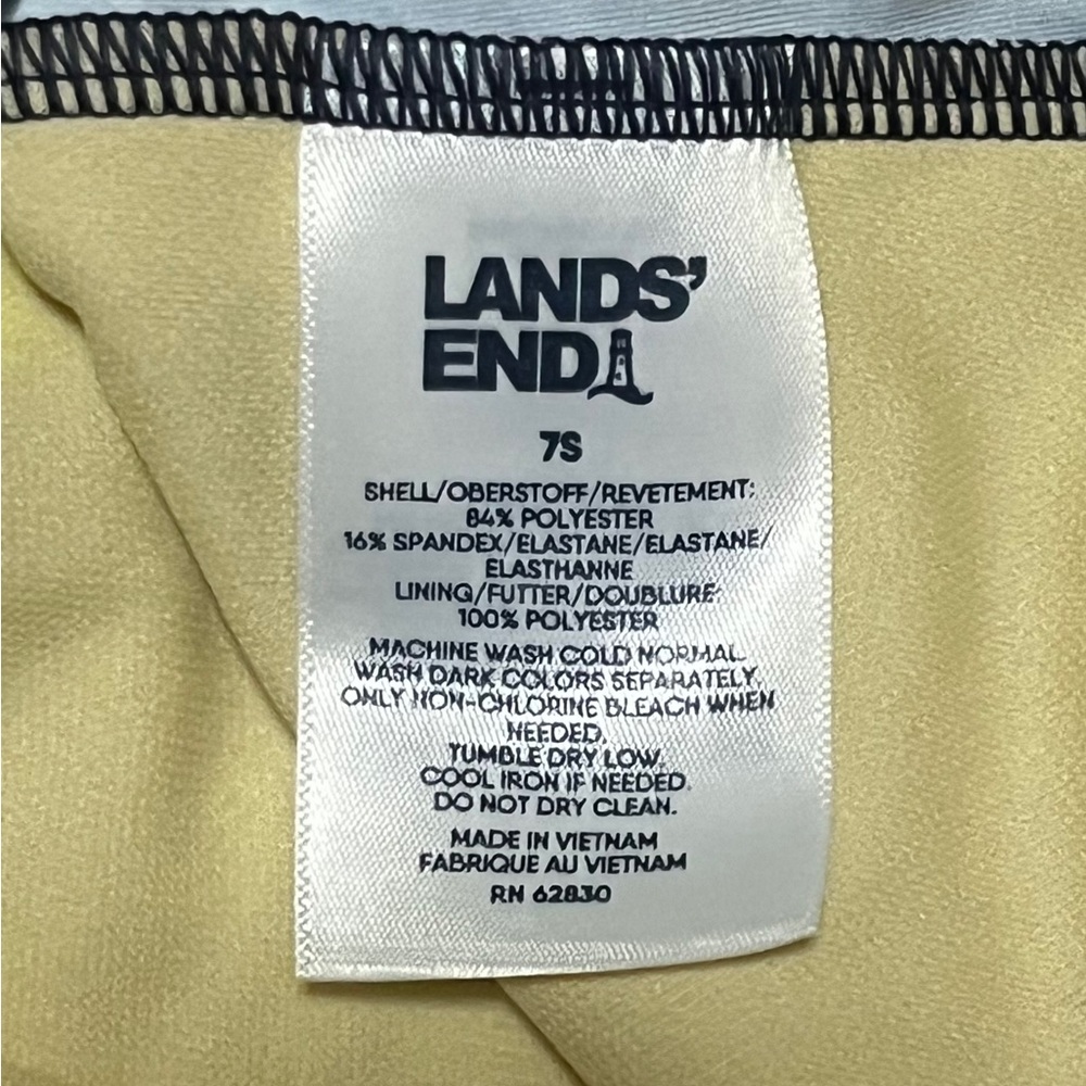 Land's End Girl's One-Piece Skirted Swimsuit - Picture 8 of 11